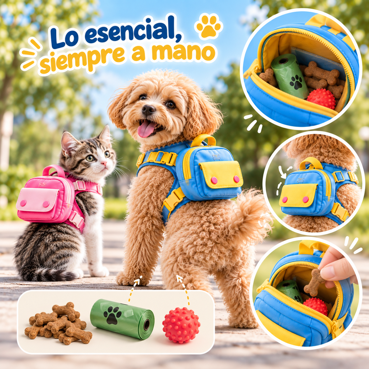 Lo esencial, siempre a mano — premios, bolsitas y juguete pequeño