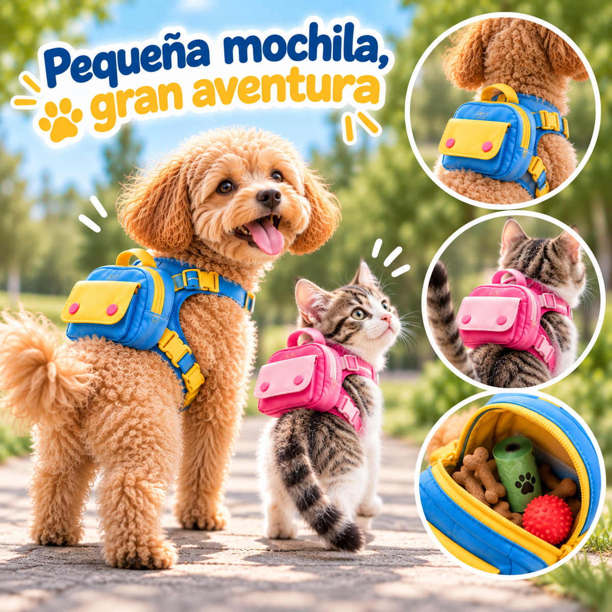 Pequeña mochila, gran aventura — PawPaseo